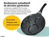 poêle à pancakes endusor pour induction avec revêtement antiadhésif pour enfants avec motif smiley e Voir les images du produit