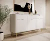 Selsey Oval - Sideboard Kombikommode mit drei Schubladen, Produktbild-Vorschau 3