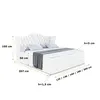 ALTDECOR Boxspringbett mit H3 Matratze und Topper - 160 x Produktbild-Vorschau 6