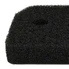 A close-up view of a black foam filter. Produktbild-Vorschau