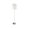 Lindby Stehlampe Everly, weiß, Textil, 166 cm hoch, E27 Produktbild-Vorschau 1
