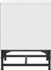 vidaXL Nočný stolík so sklenenými dvierkami biely 35x37x50 Náhľad obrázku produktu 6
