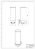 Novaservis Metalia 11 - Dispenser voor make-up Productafbeelding-voorbeeld 2