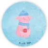 Mr. & Mrs. Panda magnet Schwein Glühwein - Eisblau - Produktbild-Vorschau 1