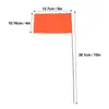 100 markeerpalen, 4 x 5 inch PVC-vlaggen, 15 inch stalen Productafbeelding-voorbeeld 4