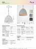 Pendelleuchte, E27, Lampe Für Wohnzimmer Esszimmer Küche, Produktbild-Vorschau 7