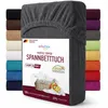 EllaTex FROTTEE TOPPER Spannbettlaken 140x200 – 160x200 Produktbild-Vorschau 1