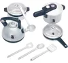 Klein - Set di pentole WMF da 8 pezzi, argento (giocattolo) Anteprima dell’immagine prodotto 3