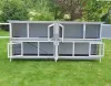 Doppel Kleintierstall Bommel Deluxe grau Produktbild-Vorschau 3