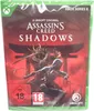 The image shows the packaging of the video game Assassin's Creed Shadows for Xbox Series X. Produktbild-Vorschau
