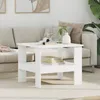 vidaXL Konferenční stolek bílý 57 x 55 x 45 cm materiál na Náhled obrázku produktu 3