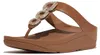 FITFLOP FitFlop Fino Crystal-Chain Leather Toe-Post Sandals Produktbild-Vorschau 1
