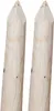 TIMBERMIK ø 8cm 2-Pack Spitze Holzpalisaden Länge: 240 cm Produktbild-Vorschau 1