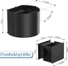 ZMH Led Wall Light Indoor & Outdoor Black Wall Lamp 04 Anteprima dell’immagine prodotto 8