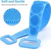 Silikon-Massagegürtel zur Körperreinigung - Blau KP36880 Produktbild-Vorschau 2