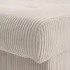 A close-up view of the textured fabric of a sofa corner. Produktbild-Vorschau