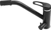 A black kitchen faucet is shown against a white background. Podgląd zdjęcia produktu