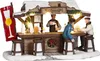 LuVille Weihnachtsdorf-Miniatur Marktstand mit Schnaps - Produktbild-Vorschau 1