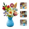 Bouquet de fleurs en kit avec vase Fleurs artificielles Voir les images du produit 5
