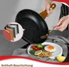 Topfset 10tlg Kochtopfset Antihaft-beschichtete Pfannenset Produktbild-Vorschau 6