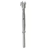 Wantenspanner, Gabel-Terminal, gedrehte Form, Edelstahl Produktbild-Vorschau 1