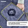 FLUFFINO® zestaw 2 ręczników dla psów rozmiar M/L 120x70cm Podgląd zdjęcia produktu 4
