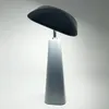wiederaufladbare LED Tischlampe 70s-Style grau H. 36cm Produktbild-Vorschau 5