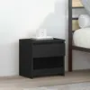 vidaXL Nočné stolíky 2 ks čierne 40x30x39 cm Drevo Materiál Náhľad obrázku produktu 7