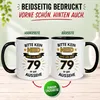 Tasse 79. Geburtstag Mann – „Bitte kein Neid“ – Geschenk Produktbild-Vorschau 4