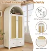Armadio Flieks con intreccio in rattan, armadio guardaroba Anteprima dell’immagine prodotto 5