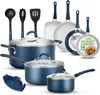 Set di pentole e padelle NutriChef per induzione 14 pezzi, Anteprima dell’immagine prodotto 1
