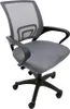 Set Schreibtisch Quest dunkle Eiche + Stuhl Argo grau Produktbild-Vorschau 5
