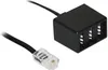 Goobay 68025, 0,2 m, RJ-45, 3 x TAE (N,N,F), Schwarz, Produktbild-Vorschau 1