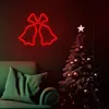 Neon LED w kształcie dzwonków, zasilany bateriami i USB Anteprima dell’immagine prodotto 7