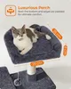 Drapak wieża dla kota dymny szary 143 cm Podgląd zdjęcia produktu 4