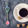 Dessertlöffel aus Edelstahl mit Musiknote, Rührlöffel für Produktbild-Vorschau 3