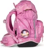 A pink backpack with star patterns and a unicorn graphic. Náhled obrázku produktu