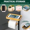 set da toilette eluno 4in1, scopino, portarotolo (di Anteprima dell’immagine prodotto 3