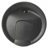 A top-down view of a black travel mug lid. Podgląd zdjęcia produktu