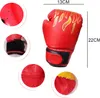 Kinder Boxsack, Rot, 60x25 cm, gefüllt + Boxhandschuhe, Produktbild-Vorschau 5