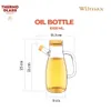 Wilmax Oliefles 1000 ml, glas met filter, transparant, Productafbeelding-voorbeeld 3