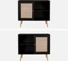 sweeek - Sideboard mit Rattangeflecht 80 x 39 x 65,8 cm - Produktbild-Vorschau 2
