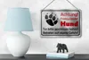 Blechschild Hinweis 18x12cm Achtung Freilaufender Hund Produktbild-Vorschau 4