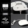 Eaxus® LED Schreibtischlampe - USB oder Batterien. Flexibel Produktbild-Vorschau 5