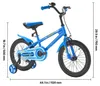 Vélo pour enfants SucceBuy, 16 pouces, avec stabilisateurs, Voir les images du produit 8