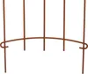 A close-up view of a rusty metal garden border fence. Produktbild-Vorschau