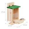 Relaxdays Eichhörnchen Futterhaus, Holz, Produktbild-Vorschau 4