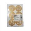 24 Adventskalenderzahlen gold (4 cm) Produktbild-Vorschau 3