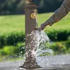 Relaxdays Standbrunnen Antik, mit Wasserhahn, HBT Produktbild-Vorschau 1