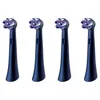 Four dark blue toothbrush heads are arranged in a row against a white background. Anteprima dell’immagine prodotto